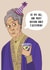Funny Downton Abbey character card created by Shell Bell Draws