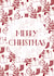 Merry Christmas pattern card created by Emma Curthoys