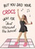 Crocs for clubbing card created by Silky Rose Design
