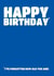 Funny Happy Birthday Card - Forgotten Your Age created by On Fire Typography