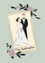 Beautiful wedding card - the lovers tarot card - perfect couple created by Ellen Cawley