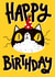 Happy Birthday fun and cute kitty cat birthday celebration card created by Natasha Maria