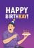 Funny Peter Kay Birthday Card - Birth-kay created by The Cake Thief