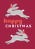 Cute Christmas Card for the animal lover in your life created by X, Y & Z Design