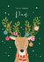Dad Reindeer Christmas Card created by Klara Hawkins