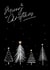 Elegant Christmas Card - Christmas Trees - Merry Christmas created by April Gonzalez