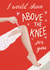 Shave above the knee Valentines Card created by Silky Rose Design