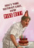 Gordon Ramsay - Hell's Kitchen, Cake, Funny, Rude, Birthday Card, Greetings Card created by Orsum-art