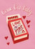Come on Baby Light My Fire Valentines Card created by Silky Rose Design