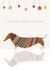 Dachshund through the snow created by Flor Studios