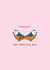 Valentine’s card - cute illustrated tits created by Daniella Illustrates 