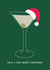Fun Christmas card - Boozy Christmas card - Funny Christmas card - Martini card created by Gaukycreates