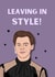 Harry Styles leaving card created by original fox designs