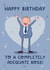 Cheeky Happy Birthday to an Adequate Boss created by Running with Scissors