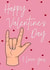 BSL ASL sign language I love you Valentine’s Day boy girl husband wife card created by The Girl Next Draw Cards