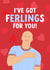 Funny Erling Haaland Valentine's Day Card - Ferlings for you created by The Cake Thief