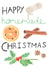 A meaningful Eco Friendly Christmas Card - 'Happy Homemade Christmas. created by ROSE + DAFF