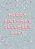 Merry Birthmas December Baby Card - Birthday card for December Birthdays created by Cake For Breakfast