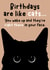 Cute Cat Birthday Card - Birthdays Are Like Cats - Funny - Cat - For Her created by Designs By Andy