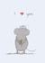 A cute little mouse to help you say those special three words.....I love you created by Lucy Driver