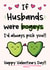 Funny Bogey Valentines Day Card For Husband created by The Laughing Sloth
