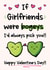 Funny Bogey Valentines Day Card For Girlfriend created by The Laughing Sloth