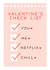 Fun netflix and chill Valentine's day card created by Word Up Creative