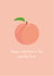 Funny Valentine's Day for Significant Other - Peach Fruit - Bum created by Blush Boulevard