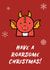 Blaze the Dragon Christmas Card created by Roarsome