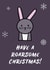 Hop the Bunny Christmas Card created by Roarsome