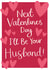 Fiance Valentines Day - Next Valentines Day I'll Be Your Husband! created by Two For Joy Illustration