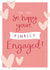 Finally Engaged created by Two For Joy Illustration