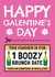 Funny Valentine's Card - Galentine's Boozy Brunch - Voucher Card created by AbiGoLucky