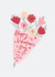 Cute Valentine's Day Card - Bouquet of Roses - I love you sooo much! created by Laura Pantony