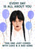Wednesday Addams Birthday Card created by URGHH Card Co.