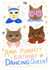 Music Birthday Card - Abba - Cat - Purfect - Pun created by URGHH Card Co.