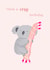 Have a Cosy Birthday Koala Greeting Card created by Sandy Chiu Studio