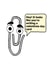 Funny Valentines Day Card - Microsoft Paperclip Clippy - Word Document created by Bishop, Please!