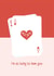 Lucky To Have You | Valentine Greeting Card created by @TheGrafixCat