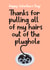 Funny Valentine's Day Card For Husband - Pulling hairs out of the plughole created by Lucy Marie Design