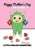 Cute Snack Monster Mother's Day Card created by @Cupsie's Creations