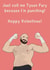 Tyson Fury Valentines Card created by The Crude Card Company
