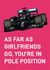 Motor racing themed valentines card for your girlfriend created by Quinton cards