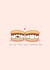 Cute s’mores valentines card - Kawaii card - food pun created by Rosalie Perl