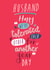 Funny Valentine's Husband card - we've tolerated each other for another year day created by Quitting Hollywood