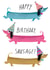 Cute birthday card - Sausage dog - Wiener dog - dachsund created by Paula Bowles