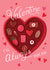 Valentine's Day Chocolate Heart - Shaped Box for Significant Other - Romantic Card created by Paper Raven Co.