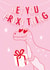 Funny and Cute Anniversary  Card - Hey You T-Rexy Thing - for your Girlfriend created by Kitty Strand
