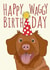 Happy Waggy Dog Birthday Card for Your Dog or Dog Lover on Their Birthday created by LJRanson Design
