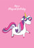 Cute Birthday Card - Magical - Unicorn created by TACHE